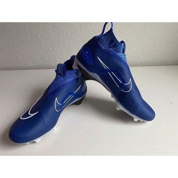 Men’s Sz 12 Nike Cleats Blue Alpha Menace Elite 3 Game Royal Football CT6648-414 - Picture 4 of 13